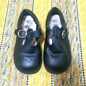 Smart fit leather collection black shoes size 8 1/2